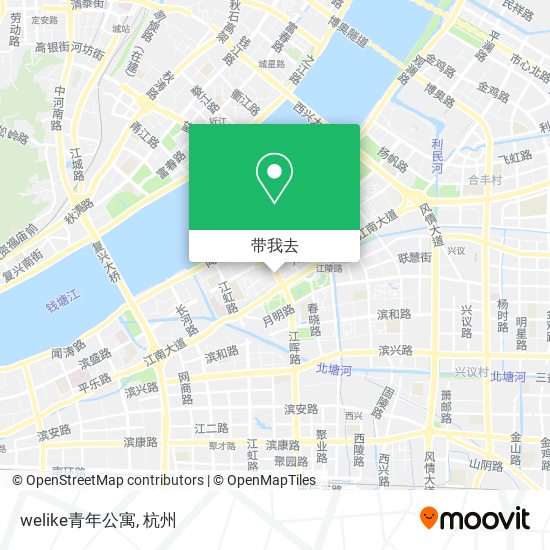welike青年公寓地图