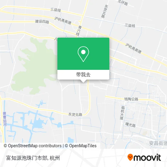 富知源泡珠门市部地图