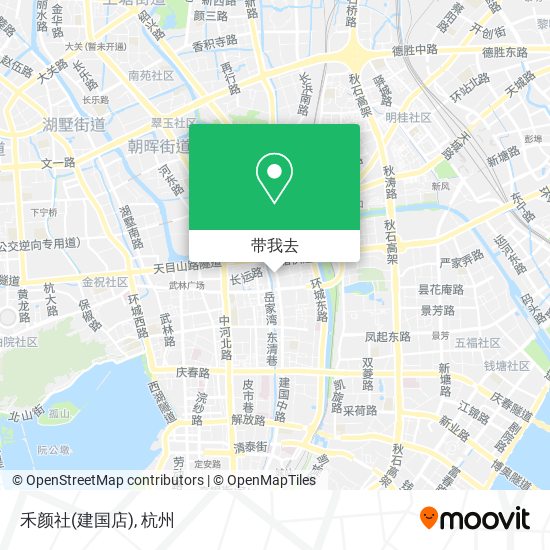 禾颜社(建国店)地图