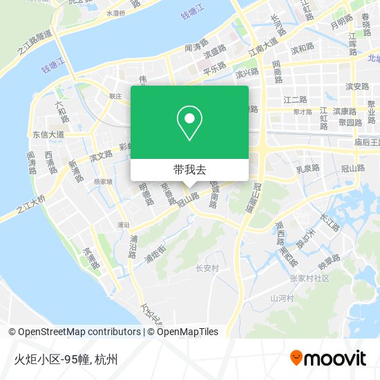 火炬小区-95幢地图