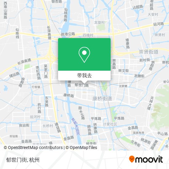 郁世门街地图