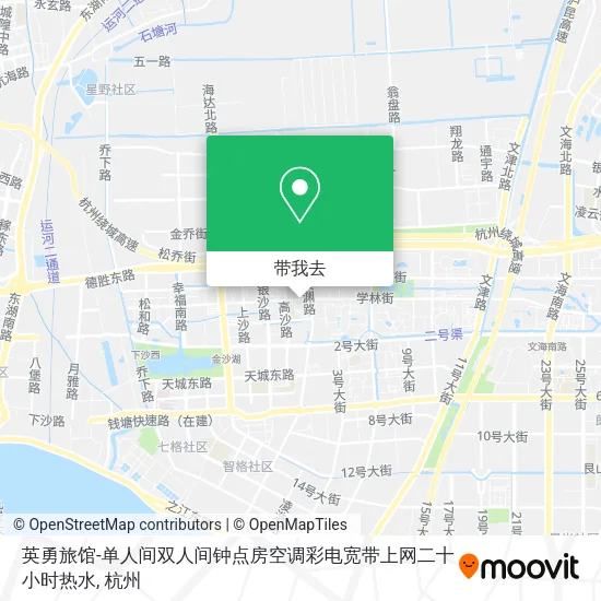 英勇旅馆-单人间双人间钟点房空调彩电宽带上网二十小时热水地图