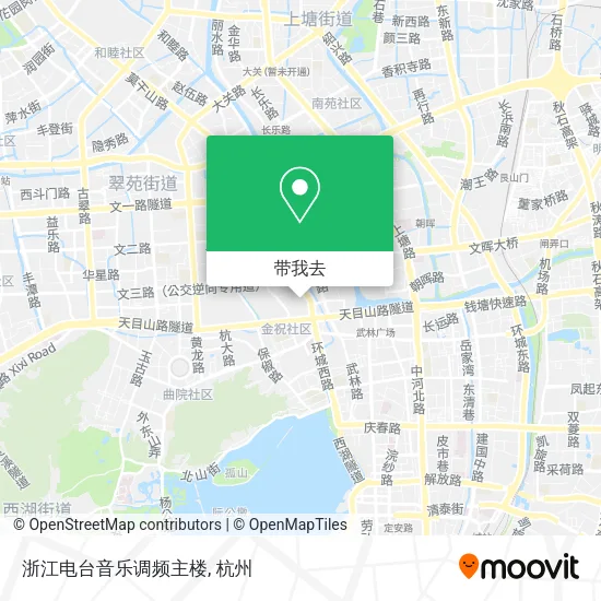 浙江电台音乐调频主楼地图