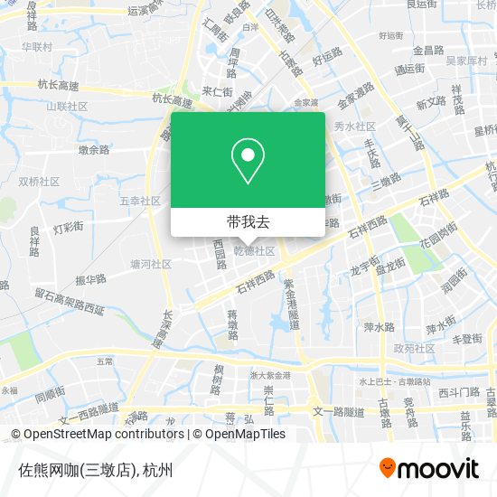 佐熊网咖(三墩店)地图