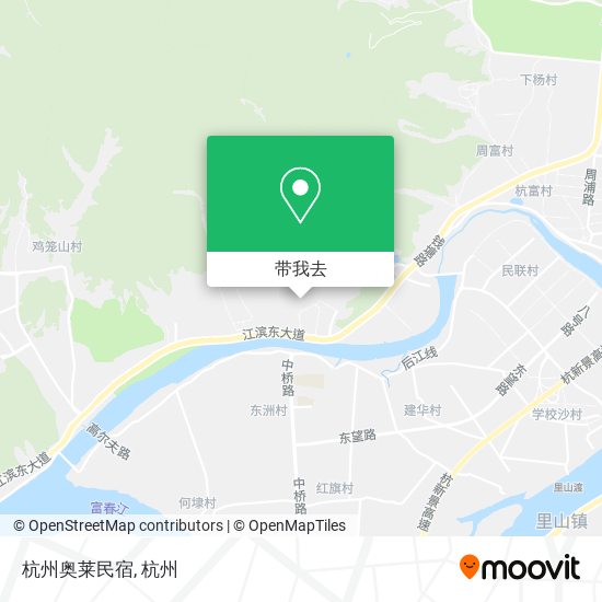 杭州奥莱民宿地图