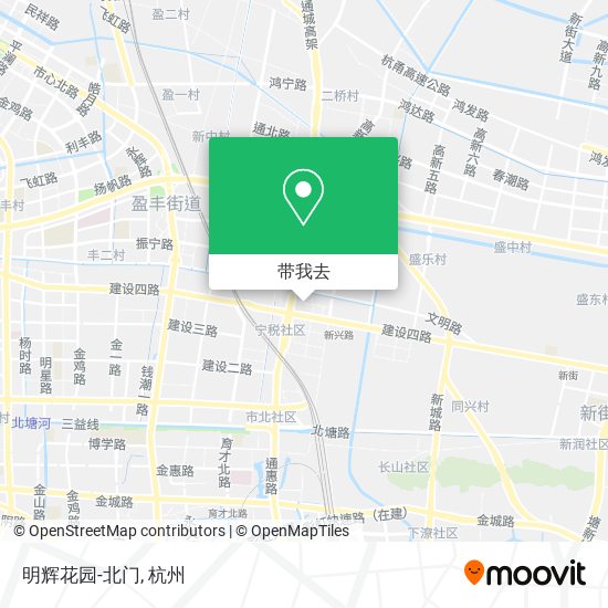 明辉花园-北门地图
