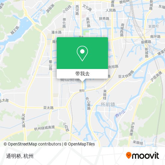 通明桥地图
