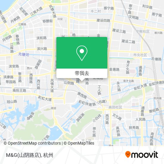 M&G(山阴路店)地图