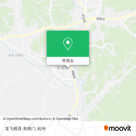 龙飞模具-东南门地图