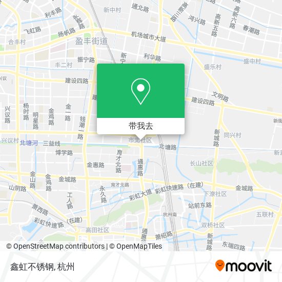 鑫虹不锈钢地图