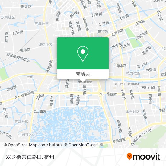 双龙街崇仁路口地图