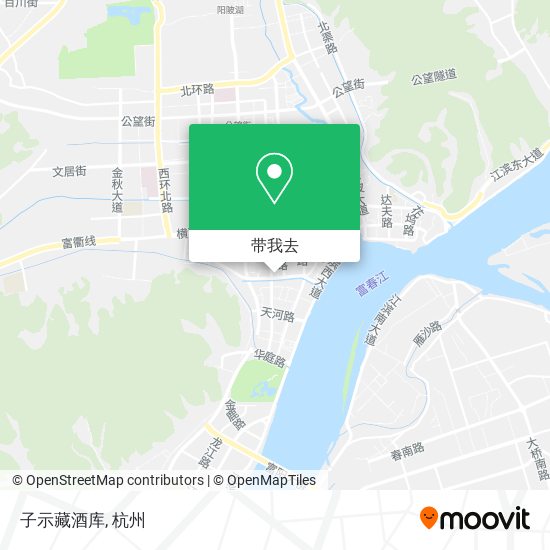 子示藏酒库地图