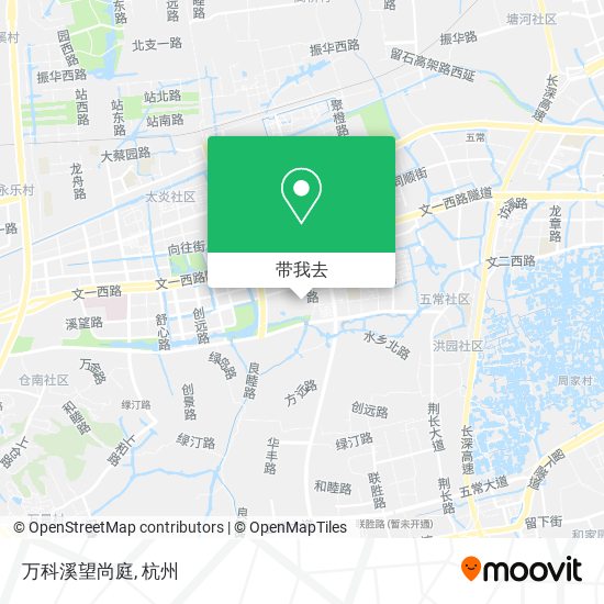 万科溪望尚庭地图