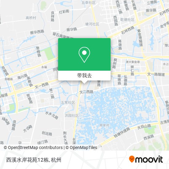 西溪水岸花苑12栋地图
