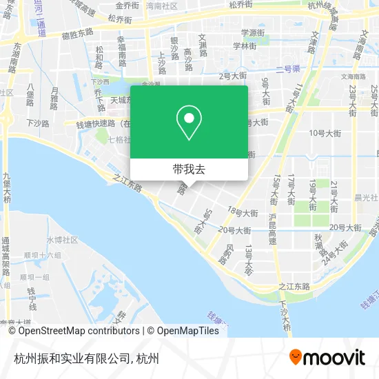 杭州振和实业有限公司地图