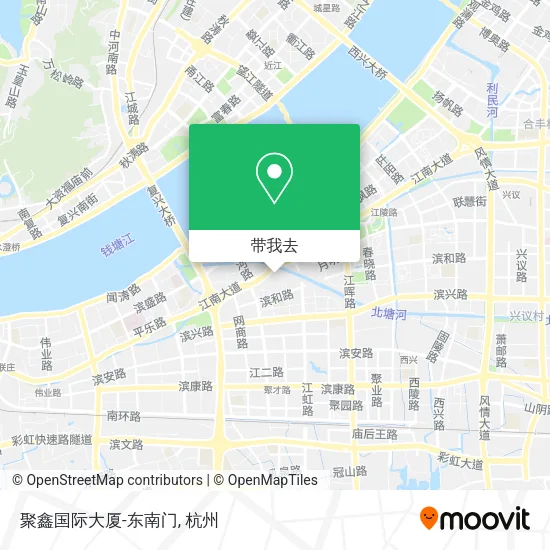 聚鑫国际大厦-东南门地图