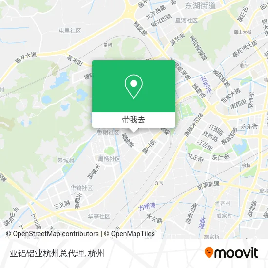 亚铝铝业杭州总代理地图