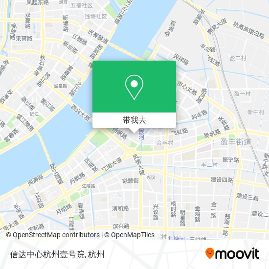 信达中心杭州壹号院地图