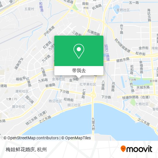 梅姐鲜花婚庆地图