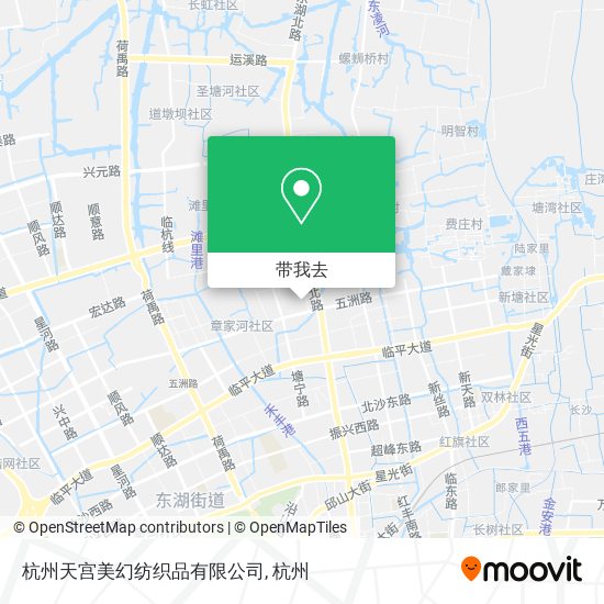 杭州天宫美幻纺织品有限公司地图