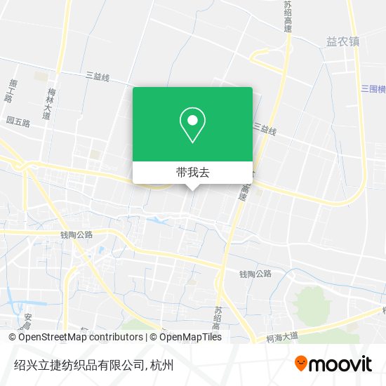 绍兴立捷纺织品有限公司地图