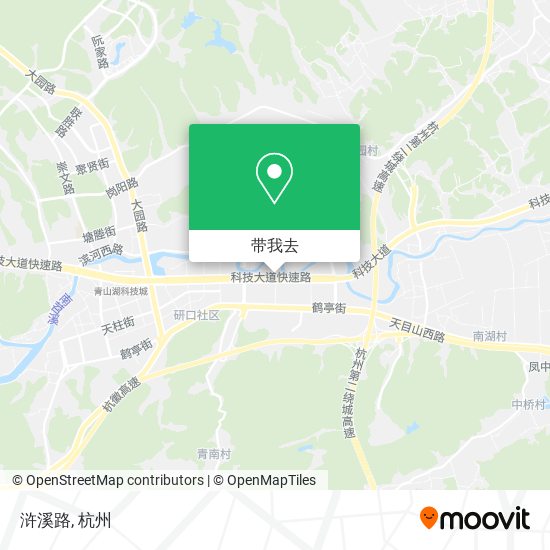 浒溪路地图