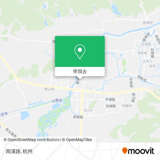 闻溪路地图