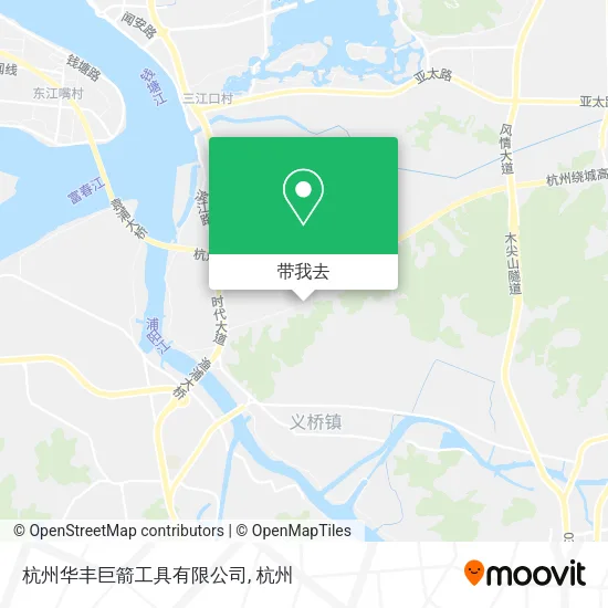 杭州华丰巨箭工具有限公司地图