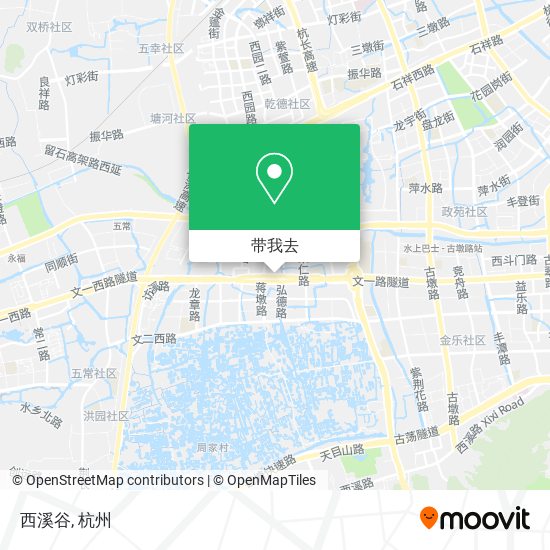 西溪谷地图