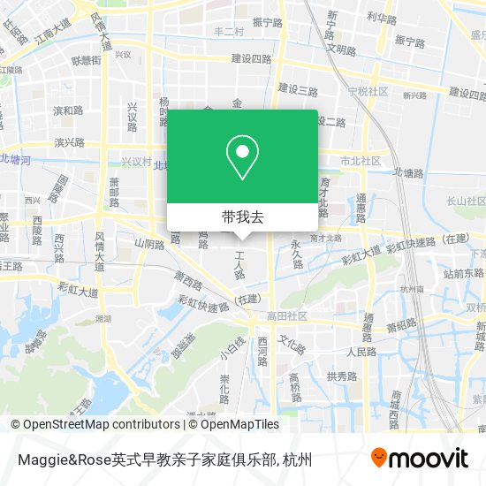Maggie&Rose英式早教亲子家庭俱乐部地图