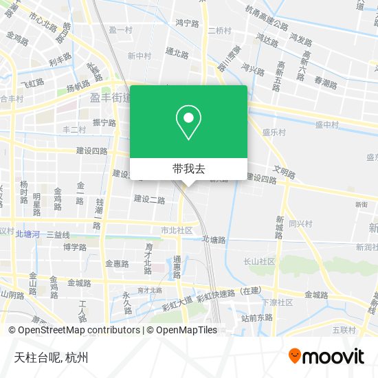 天柱台呢地图