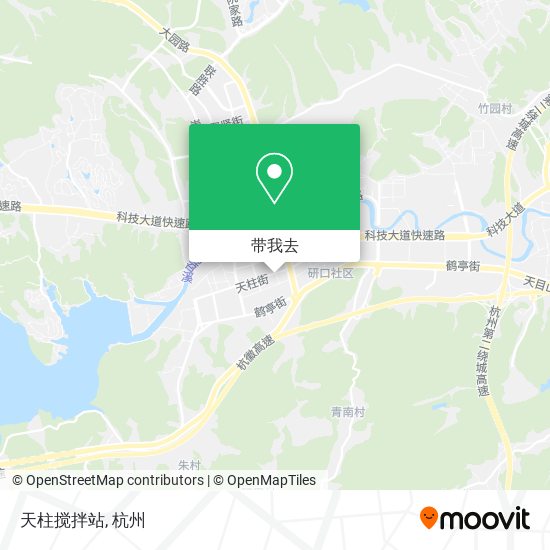 天柱搅拌站地图