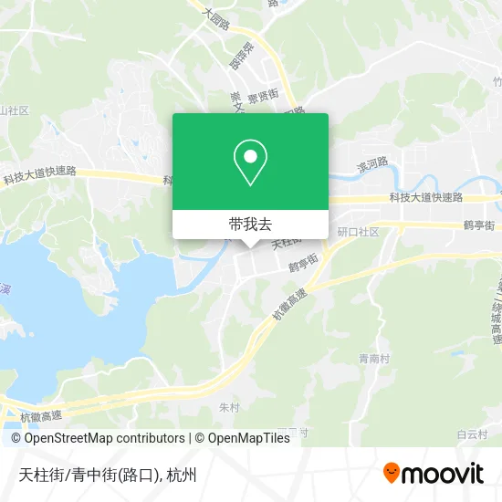 天柱街/青中街(路口)地图