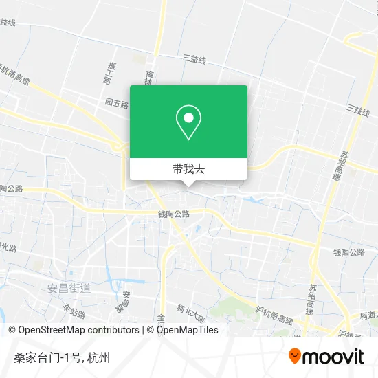桑家台门-1号地图