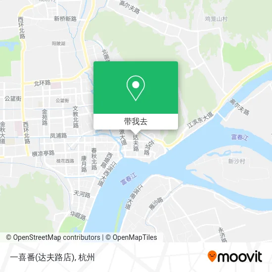 一喜番(达夫路店)地图