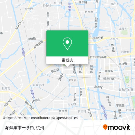 海鲜集市一条街地图