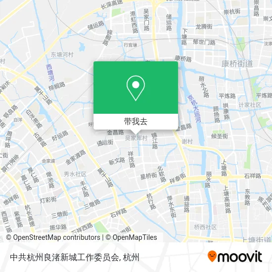 中共杭州良渚新城工作委员会地图