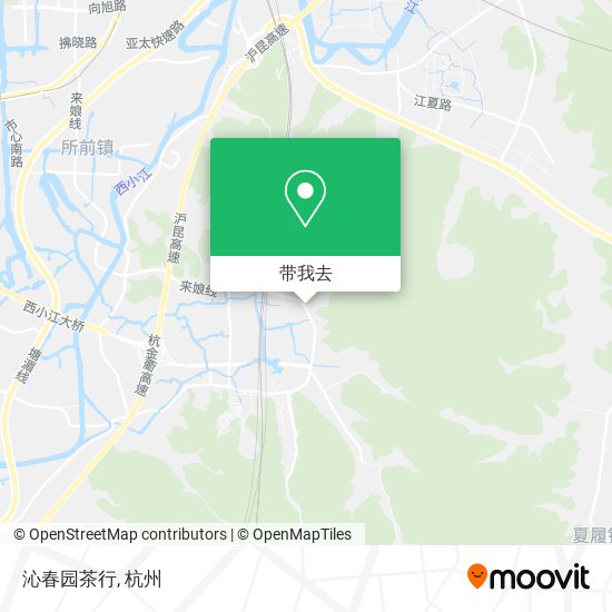 沁春园茶行地图