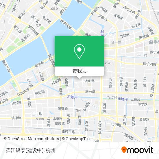 滨江银泰(建设中)地图