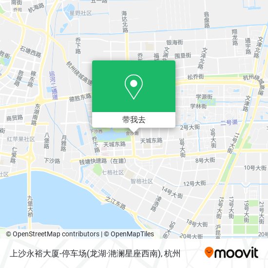 上沙永裕大厦-停车场(龙湖·滟澜星座西南)地图