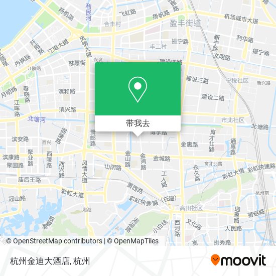 杭州金迪大酒店地图