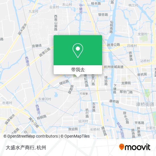 大盛水产商行地图