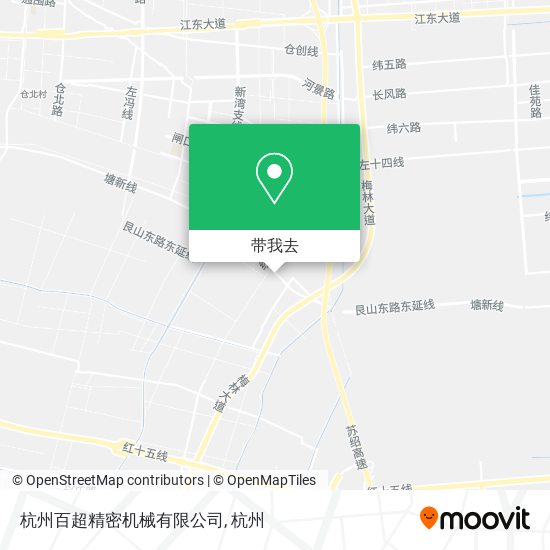 杭州百超精密机械有限公司地图