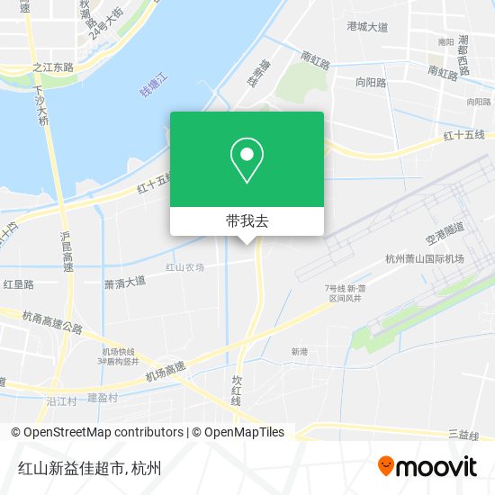 红山新益佳超市地图