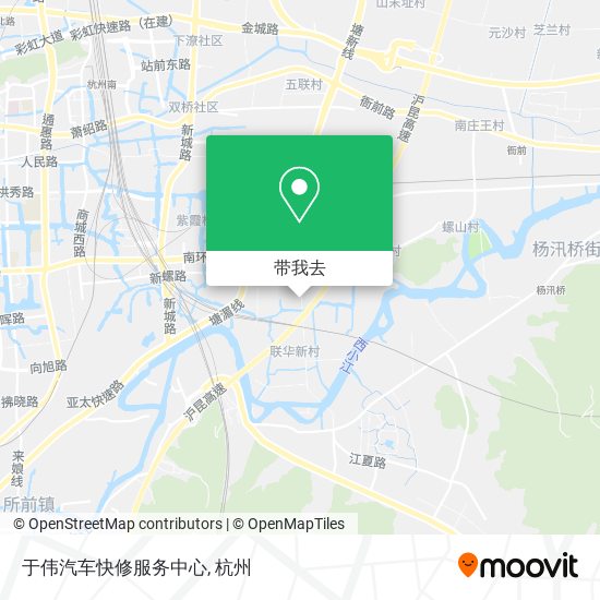 于伟汽车快修服务中心地图