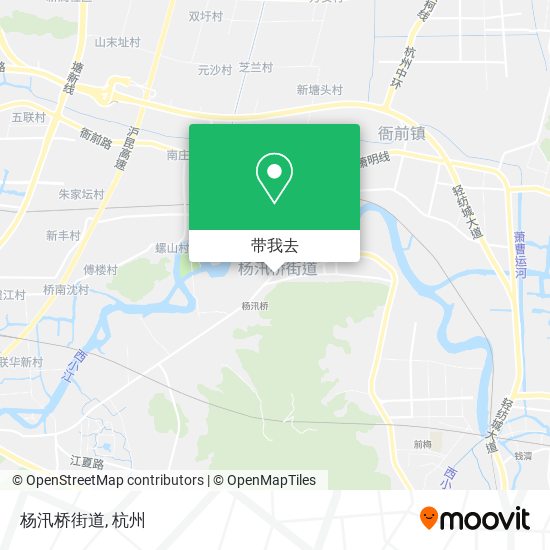 杨汛桥街道地图
