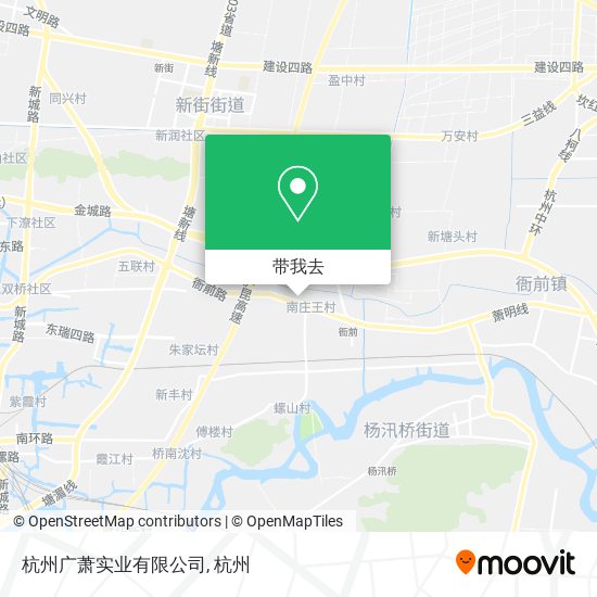 杭州广萧实业有限公司地图