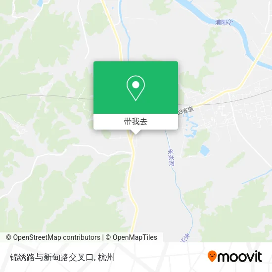 锦绣路与新甸路交叉口地图