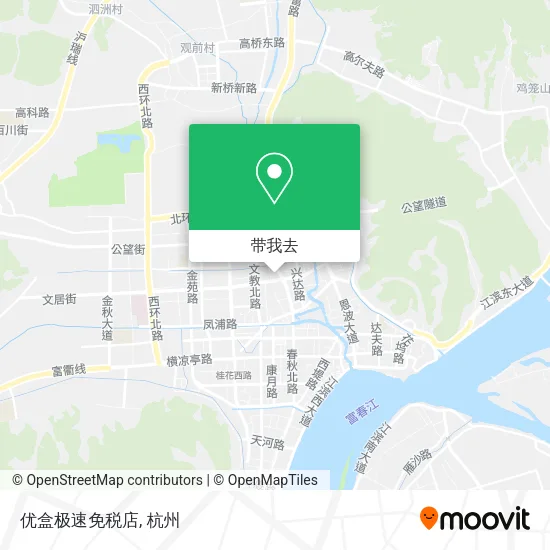 优盒极速免税店地图