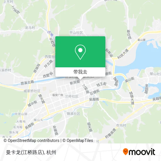 曼卡龙(江桥路店)地图